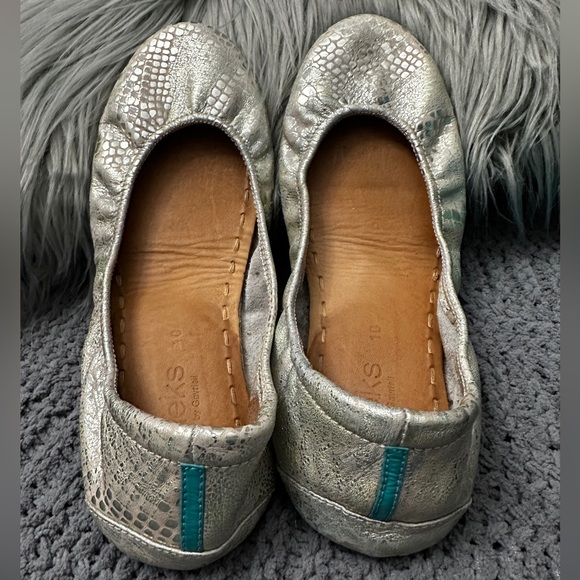 Tieks Romantic Blush Leather Ballet Flats - Size 10 - EXCEPTIONAL CONDITION - Picture 5 of 8